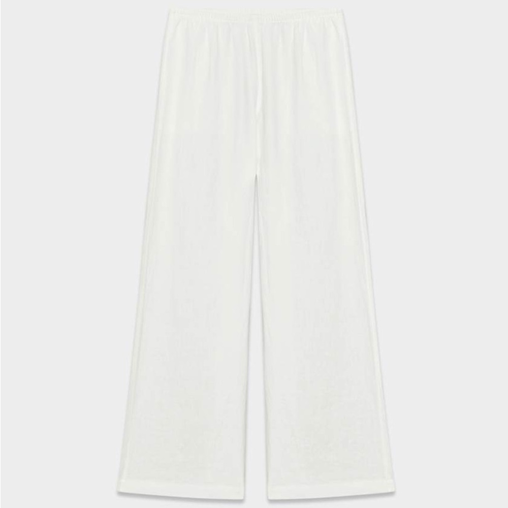 Aritzia Cream Wide-Leg Pants - Picture 6 of 11